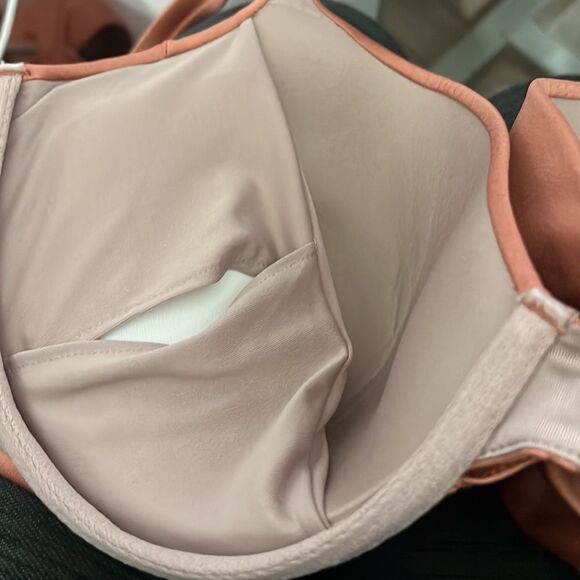 Victorias Secret Swim Twist Removable Push-Up Padding Bra Bikini top Canyon Rose - Picture 6 of 10